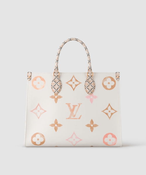 1:1 Replica Louis Vuitton LV OnTheGo MM Beige Essential Bag For Women M22975 - 35cm/ 13.8in
