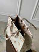 1:1 Replica Louis Vuitton LV OnTheGo MM Beige Essential Bag For Women M22975 - 35cm/ 13.8in