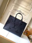 1:1 Replica Louis Vuitton LV Onthego MM Monogram Empreinte Leather Luxury Bag For Women M45595 - 35cm