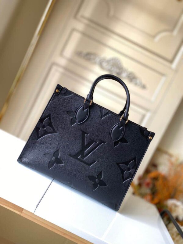 1:1 Replica Louis Vuitton LV Onthego MM Monogram Empreinte Leather Luxury Bag For Women M45595 - 35cm