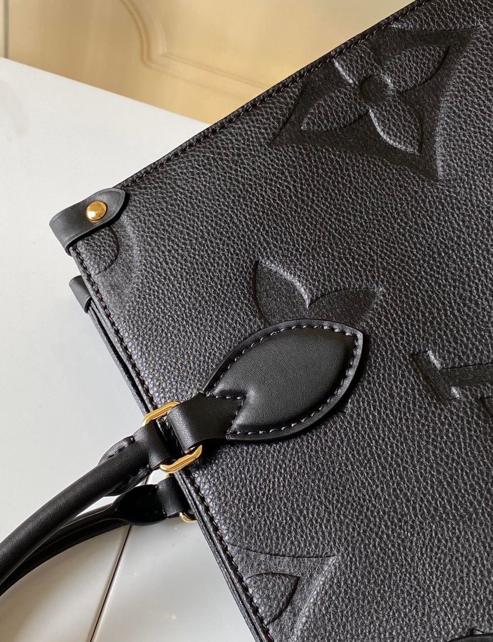 1:1 Replica Louis Vuitton LV Onthego MM Monogram Empreinte Leather Luxury Bag For Women M45595 - 35cm