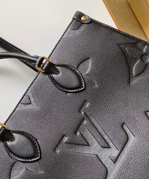 1:1 Replica Louis Vuitton LV Onthego MM Monogram Empreinte Leather Luxury Bag For Women M45595 - 35cm