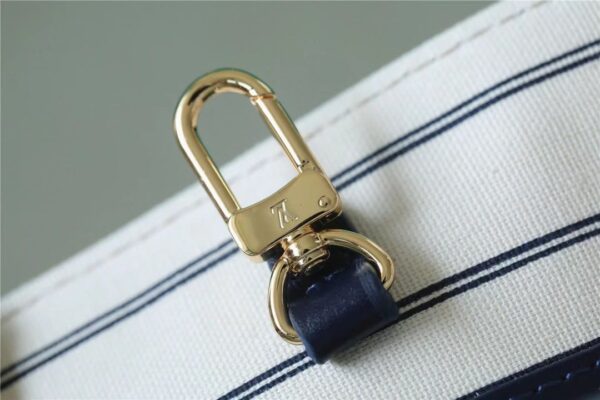 1:1 Replica Louis Vuitton LV Onthego MM Monogram Giant And Raffia White/ Black Luxury Bag For Women - 35cm/13.8in