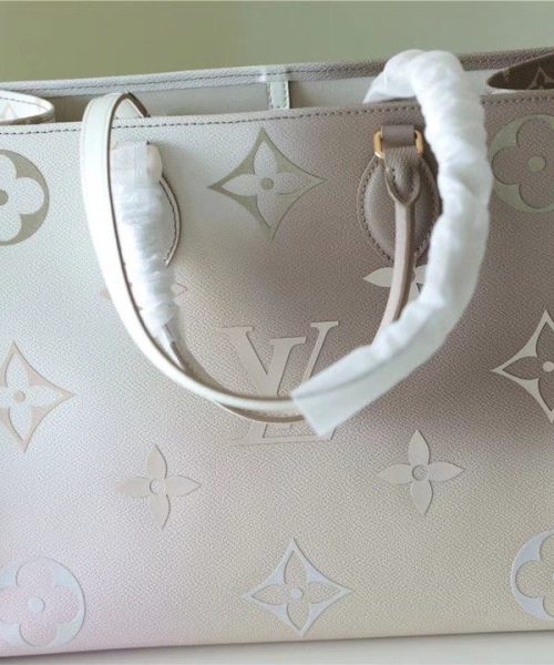 1:1 Replica Louis Vuitton LV Onthego MM Monogram Canvas Sunset Kaki Luxury Bag For Women M20510 - 13.8in/35cm