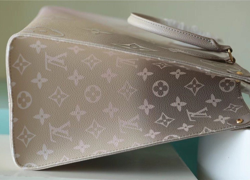 1:1 Replica Louis Vuitton LV Onthego MM Monogram Canvas Sunset Kaki Luxury Bag For Women M20510 - 13.8in/35cm