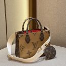 1:1 Replica Louis Vuitton LV OnTheGo PM Monogram Canvas Brown Luxury Bag For Women M46373 - 9.8in/25 cm