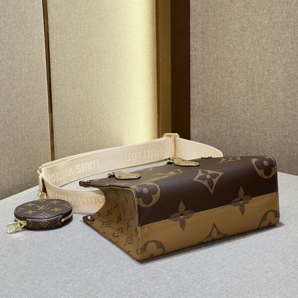 1:1 Replica Louis Vuitton LV OnTheGo PM Monogram Canvas Brown Luxury Bag For Women M46373 - 9.8in/25 cm