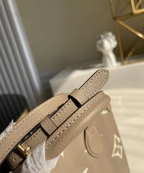 1:1 Replica Louis Vuitton LV OnTheGo PM Bicolor Monogram Empreinte Leather Luxury Bag For Women M45779 -  9.8in/25cm