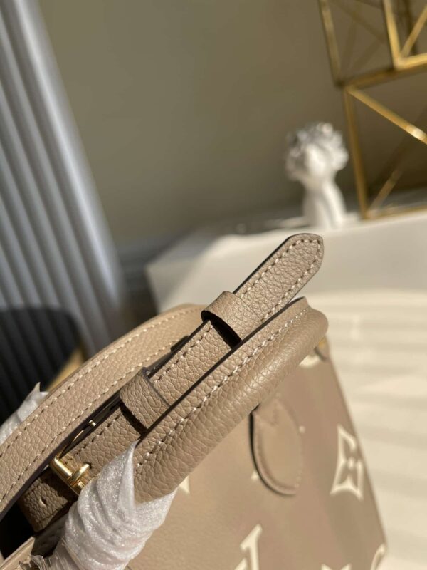 1:1 Replica Louis Vuitton LV OnTheGo PM Bicolor Monogram Empreinte Leather Luxury Bag For Women M45779 -  9.8in/25cm