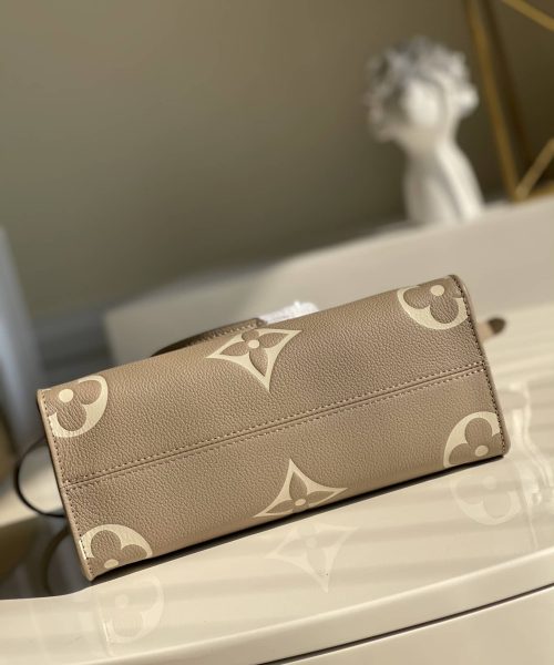 1:1 Replica Louis Vuitton LV OnTheGo PM Bicolor Monogram Empreinte Leather Luxury Bag For Women M45779 -  9.8in/25cm