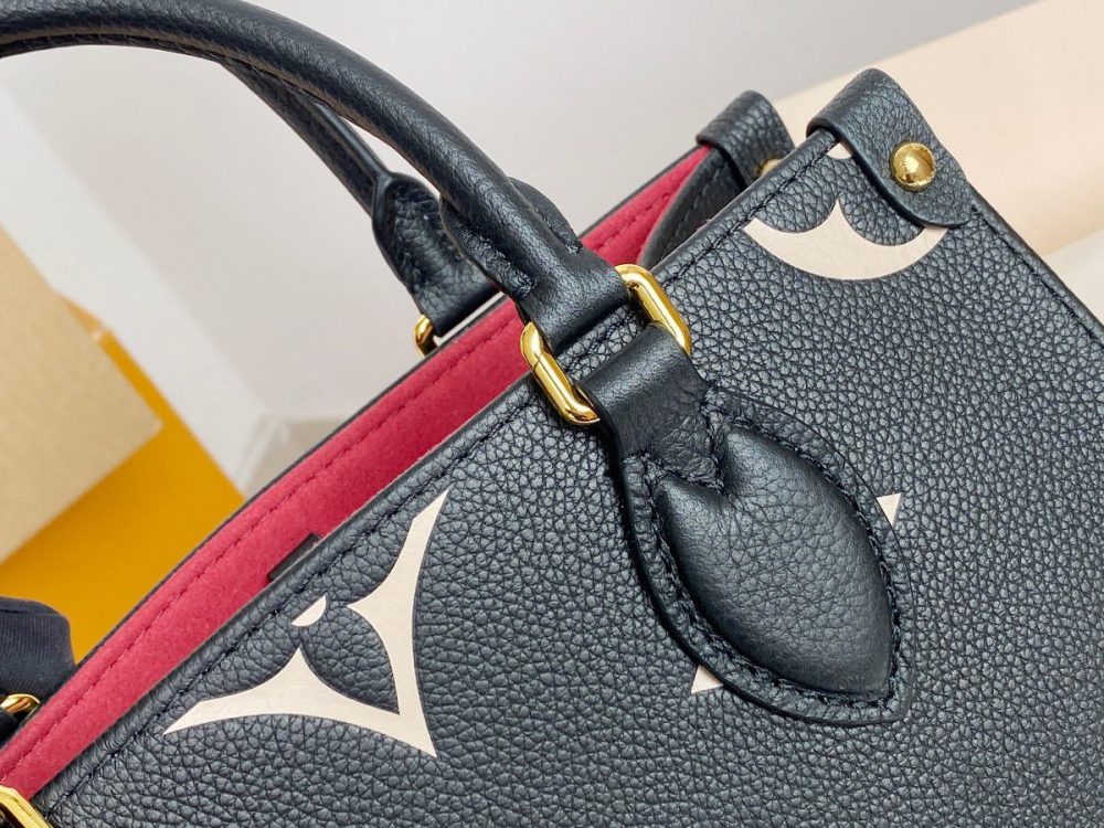 1:1 Replica Louis Vuitton LV OnTheGo PM Bicolor Monogram Empreinte Leather For Women M45659 -  9.8in/25cm - Image 7