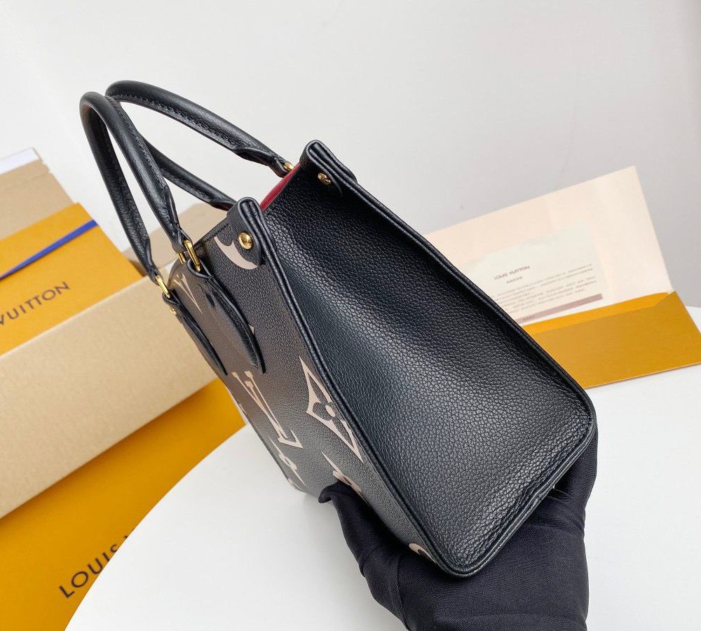 1:1 Replica Louis Vuitton LV OnTheGo PM Bicolor Monogram Empreinte Leather For Women M45659 -  9.8in/25cm