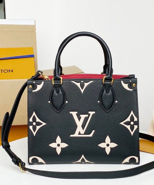 1:1 Replica Louis Vuitton LV OnTheGo PM Bicolor Monogram Empreinte Leather For Women M45659 -  9.8in/25cm