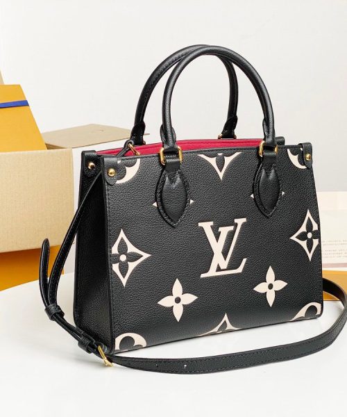 1:1 Replica Louis Vuitton LV OnTheGo PM Bicolor Monogram Empreinte Leather For Women M45659 -  9.8in/25cm