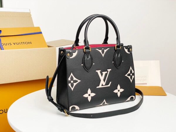 1:1 Replica Louis Vuitton LV OnTheGo PM Bicolor Monogram Empreinte Leather For Women M45659 -  9.8in/25cm