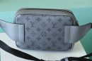 1:1 Replica Louis Vuitton LV Outdoor Bumbag Monogram Canvas Grey Unique Bag For Men - 8.3in/21cm