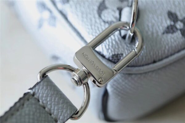 1:1 Replica Louis Vuitton LV Outdoor Sling Bag Taigarama Gunmetal Gray Unique Bag For Men - 8.3in/21cm