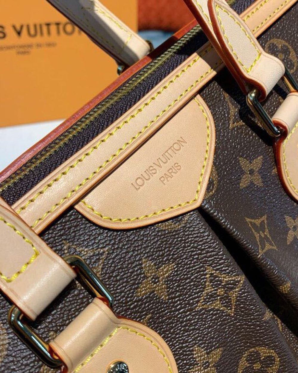 1:1 Replica Louis Vuitton LV Palermo PM Monogram Canvas Luxury Bag For Women M40145 - 11.6in/29.5cm