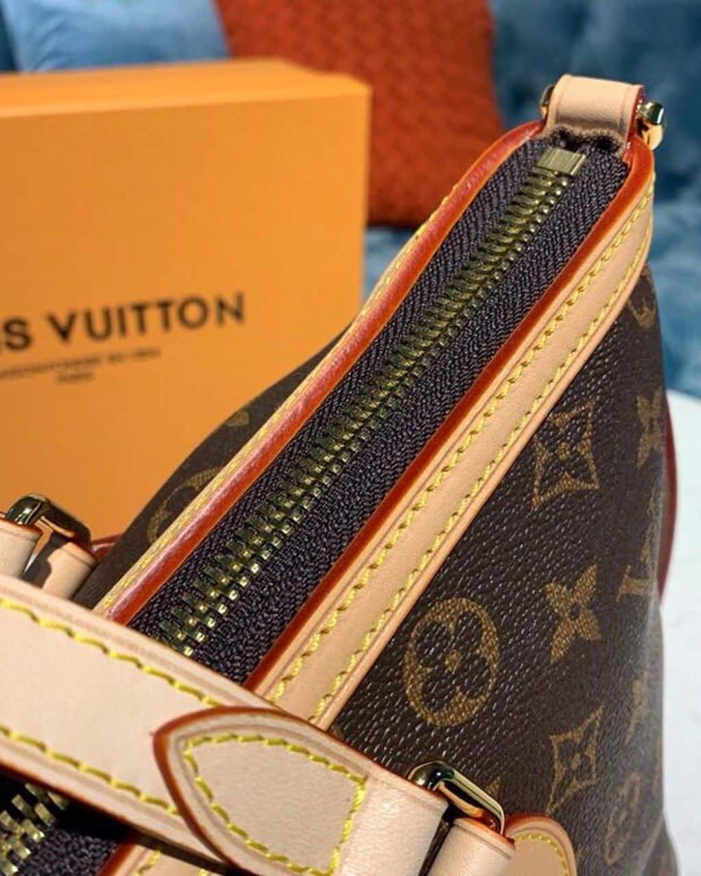 1:1 Replica Louis Vuitton LV Palermo PM Monogram Canvas Luxury Bag For Women M40145 - 11.6in/29.5cm