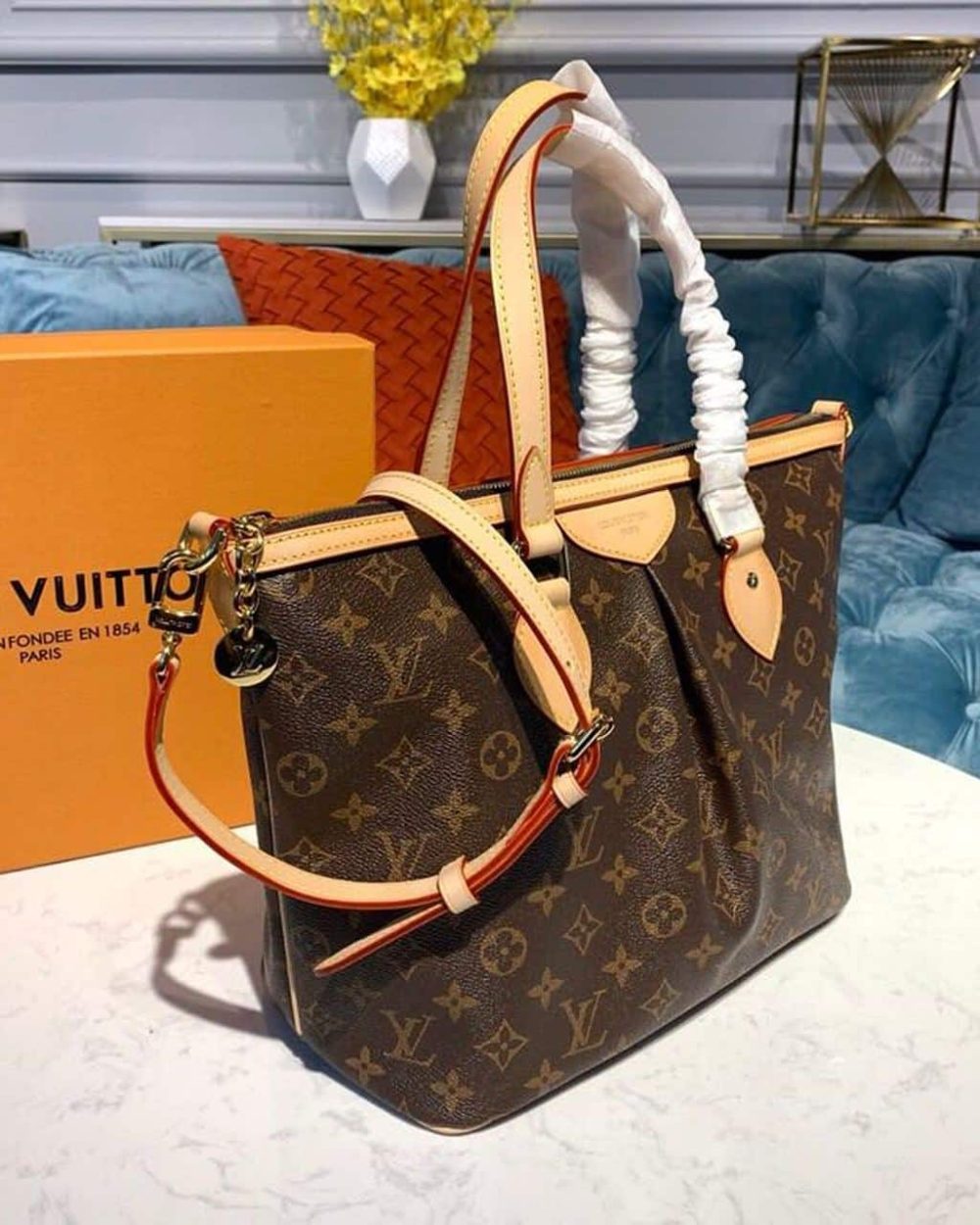 1:1 Replica Louis Vuitton LV Palermo PM Monogram Canvas Luxury Bag For Women M40145 - 11.6in/29.5cm