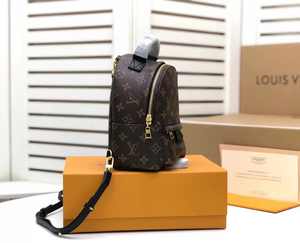1:1 Replica Louis Vuitton LV Palm Springs Mini Monogram Canvas Luxury Bag For Women M44873 - 6.7in/17cm