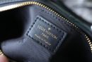 1:1 Replica Louis Vuitton LV Papillon BB Bubblegram Leather Black Luxry Bag For Women M59800 - 20cm