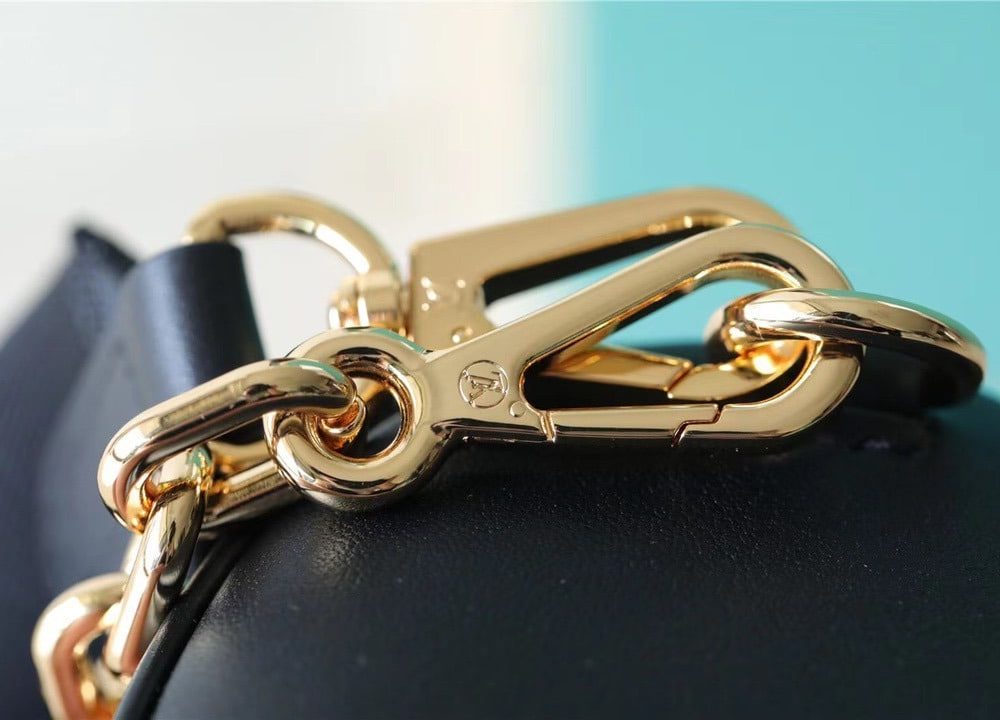 1:1 Replica Louis Vuitton LV Papillon BB Bubblegram Leather Black Luxry Bag For Women M59800 - 20cm