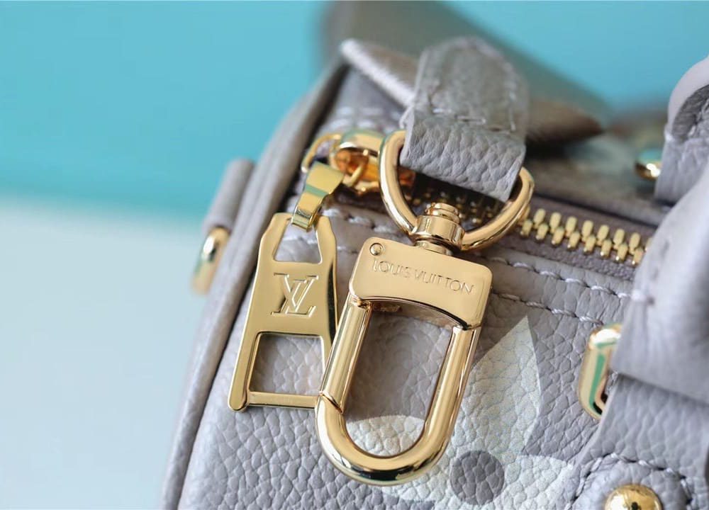 1:1 Replica Louis Vuitton LV Papillon BB Monogram Empreinte Tourterelle / Creme Beige Luxury Bag For Women M46031 - 7.9in/20cm