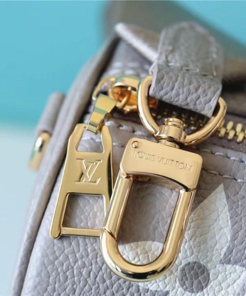 1:1 Replica Louis Vuitton LV Papillon BB Monogram Empreinte Tourterelle / Creme Beige Luxury Bag For Women M46031 - 7.9in/20cm