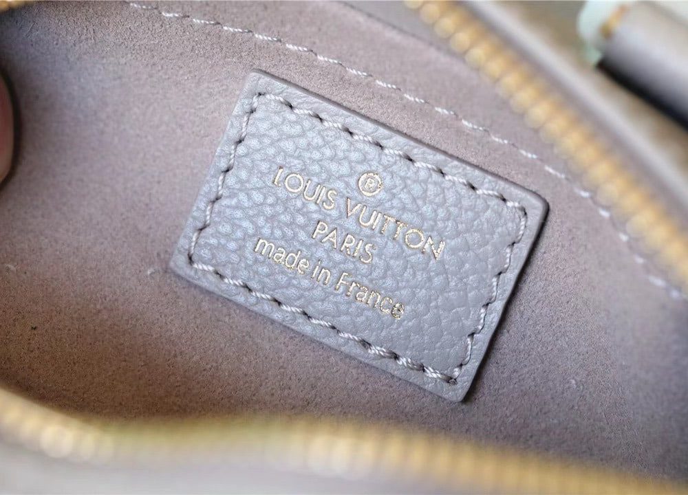 1:1 Replica Louis Vuitton LV Papillon BB Monogram Empreinte Tourterelle / Creme Beige Luxury Bag For Women M46031 - 7.9in/20cm