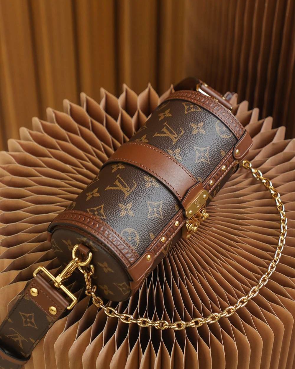 1:1 Replica Louis Vuitton LV Papillon Trunk Monogram Canvas Luxury Bag For Women M57835 - 19cm / 7.5in