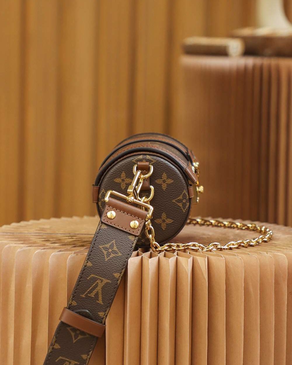 1:1 Replica Louis Vuitton LV Papillon Trunk Monogram Canvas Luxury Bag For Women M57835 - 19cm / 7.5in