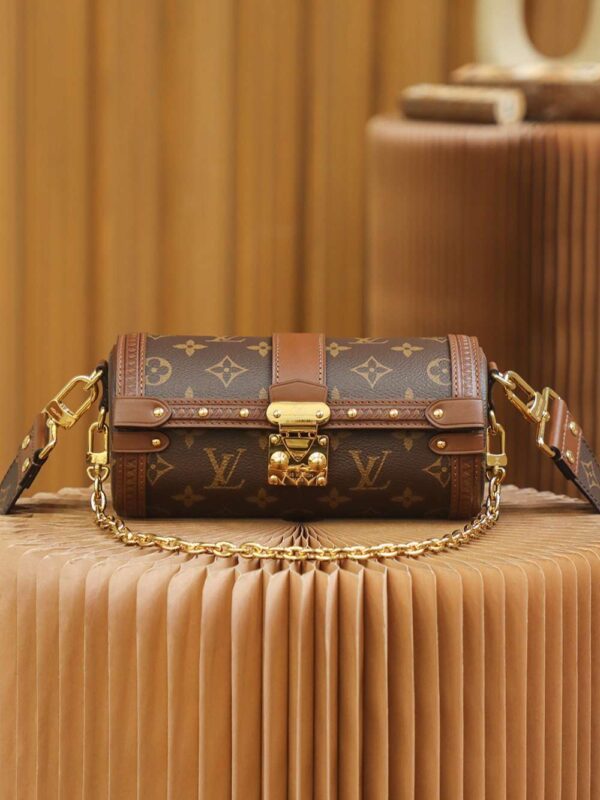 1:1 Replica Louis Vuitton LV Papillon Trunk Monogram Canvas Luxury Bag For Women M57835 - 19cm / 7.5in