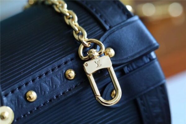 1:1 Replica Louis Vuitton LV Papillon Trunk Epi Black Luxury Bag For Women M58655 - 7.5in/19cm