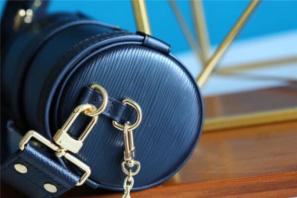 1:1 Replica Louis Vuitton LV Papillon Trunk Epi Black Luxury Bag For Women M58655 - 7.5in/19cm