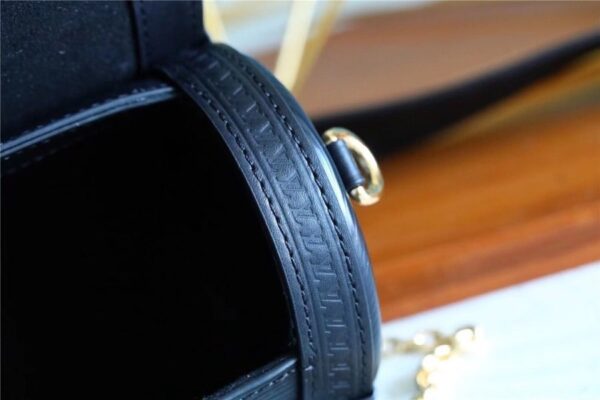 1:1 Replica Louis Vuitton LV Papillon Trunk Epi Black Luxury Bag For Women M58655 - 7.5in/19cm