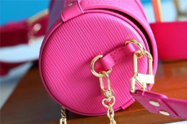 1:1 Replica Louis Vuitton LV Papillon Trunk Epi Pink Luxury Bag For Women - 7.5in/19cm