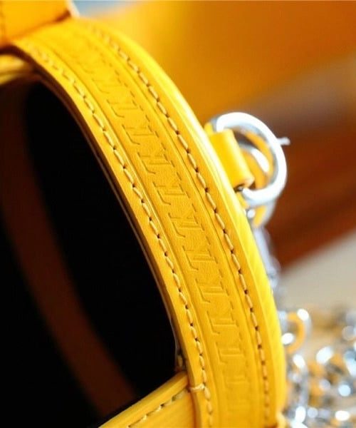 1:1 Replica Louis Vuitton LV Papillon Trunk Epi Yellow Luxury Bag For Women - 7.5in/19cm