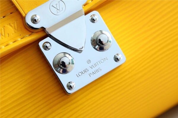 1:1 Replica Louis Vuitton LV Papillon Trunk Epi Yellow Luxury Bag For Women - 7.5in/19cm