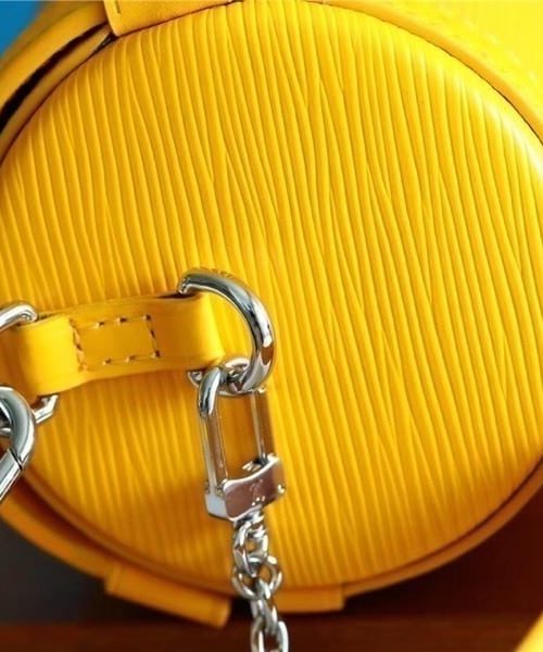 1:1 Replica Louis Vuitton LV Papillon Trunk Epi Yellow Luxury Bag For Women - 7.5in/19cm