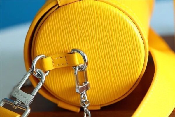 1:1 Replica Louis Vuitton LV Papillon Trunk Epi Yellow Luxury Bag For Women - 7.5in/19cm