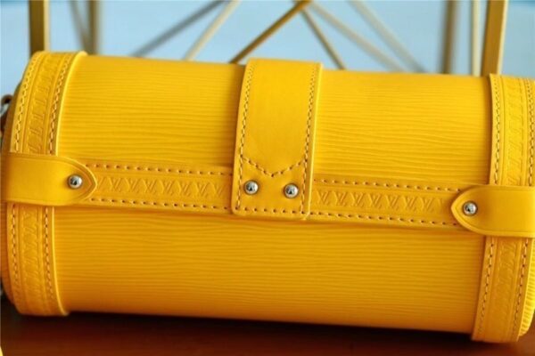 1:1 Replica Louis Vuitton LV Papillon Trunk Epi Yellow Luxury Bag For Women - 7.5in/19cm