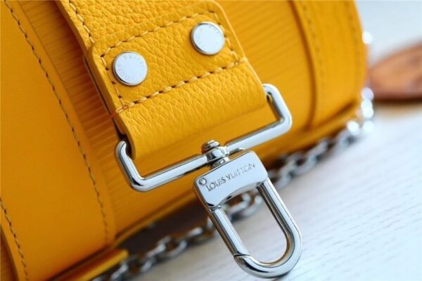 1:1 Replica Louis Vuitton LV Papillon Trunk Epi Yellow Luxury Bag For Women - 7.5in/19cm