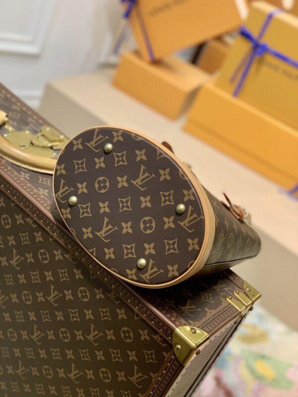1:1 Replica Louis Vuitton LV Petit Bucket Bag Monogram Canvas Luxury Bag For Women M42238 - 10.2in/26cm