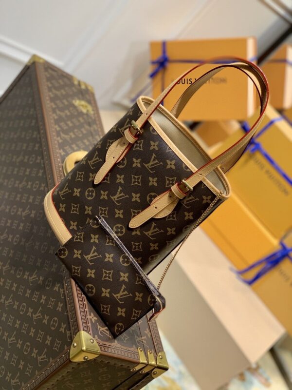 1:1 Replica Louis Vuitton LV Petit Bucket Bag Monogram Canvas Luxury Bag For Women M42238 - 10.2in/26cm