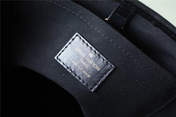 1:1 Replica Louis Vuitton LV Petit Bucket Raffia Black Luxury Bag For Women M59961 - 9.4in/24cm