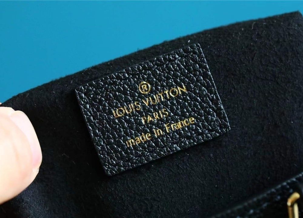 1:1 Replica Louis Vuitton LV Petit Sac Plat Monogram Empreinte Leather Luxury Bag M81416 - 17cm