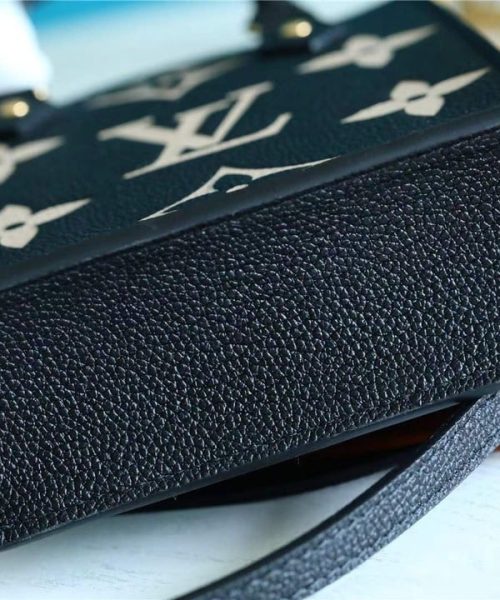 1:1 Replica Louis Vuitton LV Petit Sac Plat Monogram Empreinte Leather Luxury Bag M81416 - 17cm