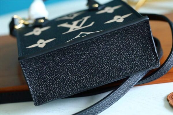1:1 Replica Louis Vuitton LV Petit Sac Plat Monogram Empreinte Leather Luxury Bag M81416 - 17cm