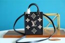 1:1 Replica Louis Vuitton LV Petit Sac Plat Monogram Empreinte Leather Luxury Bag M81416 - 17cm
